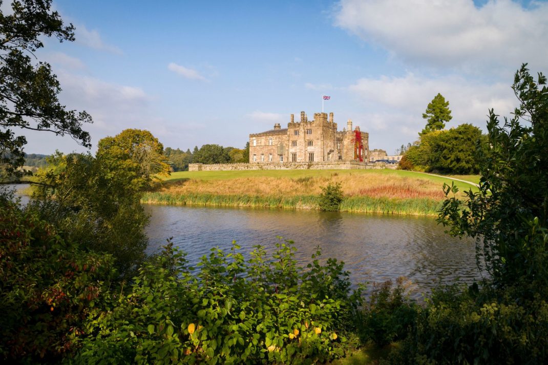 Ripley Castle and lake