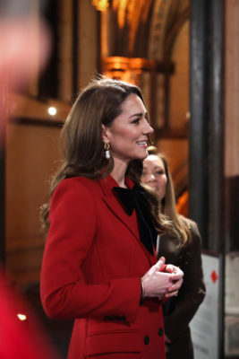 Their Royal Highnesses The Prince and Princess of Wales, and other Members of the Royal Family attend the Together At Christmas Carol Service at Westminster Abbey