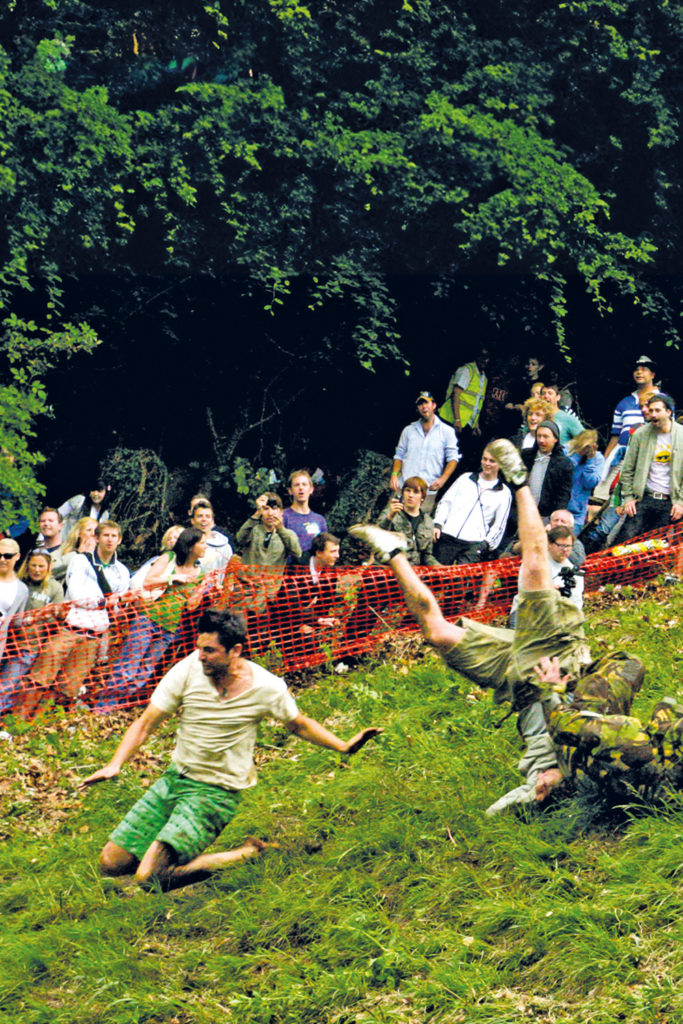 Cheese rolling in Gloucestershire