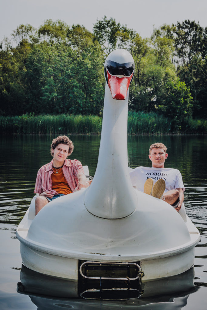 Jack (Dylan Llewellyn) and Danny (Jon Pointing) in Big Boys series 3.
