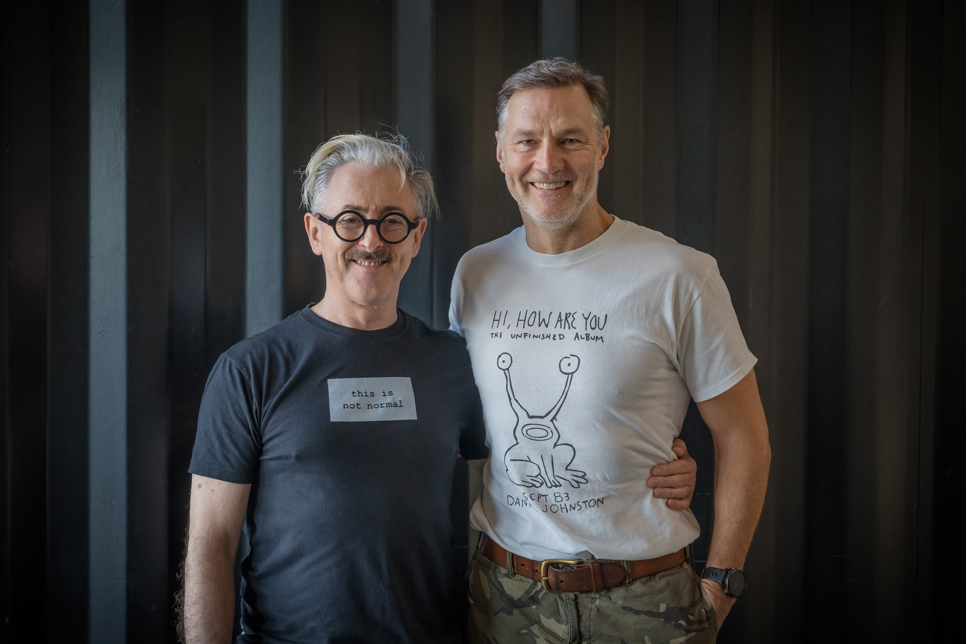 Alan Cumming and David Morrissey. 