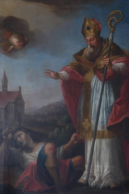 A painting of Saint Valentine