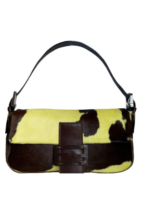 Cow print bag