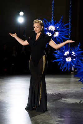 Florence Pugh at Harris Reed AW25