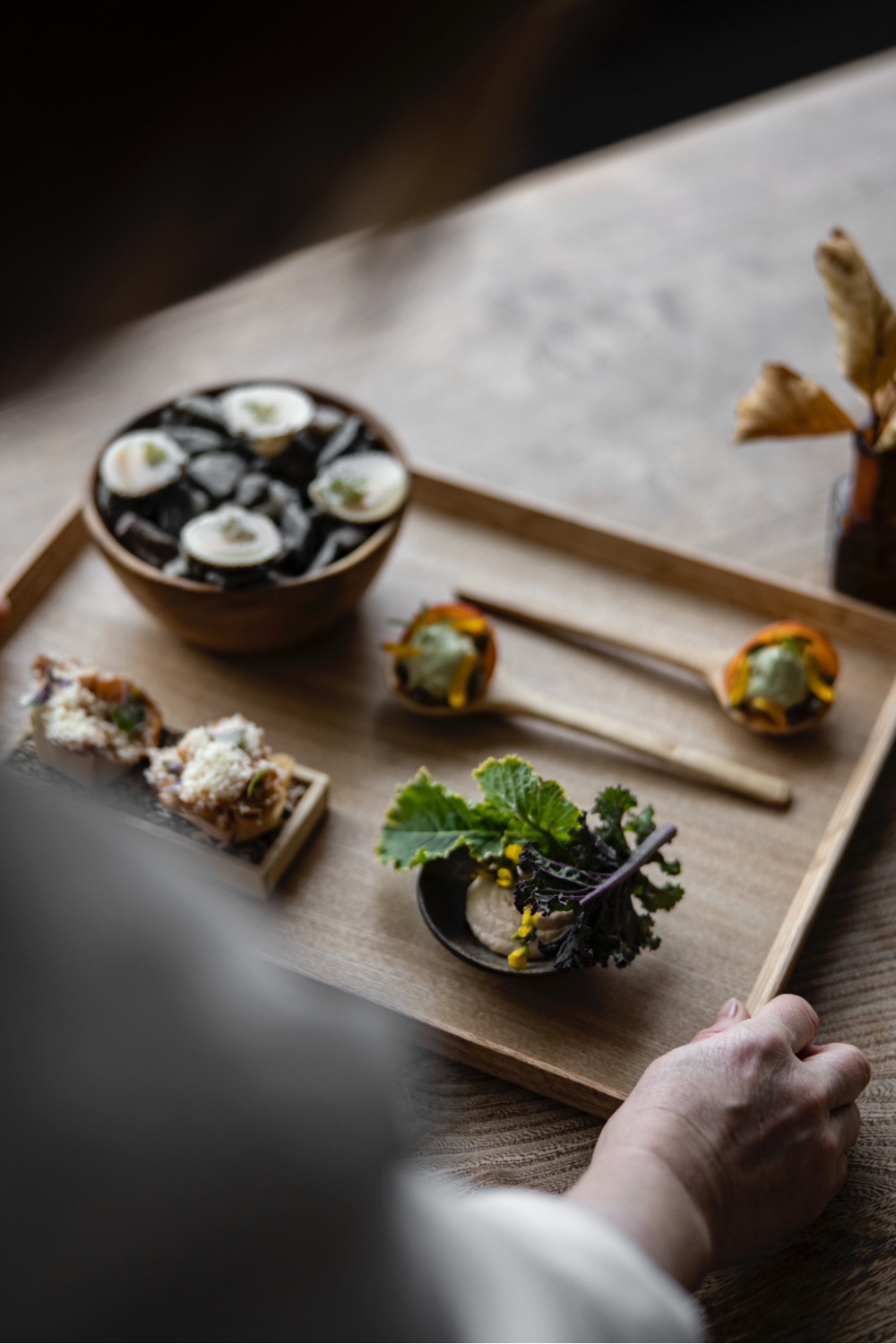 Food at Inver restaurant