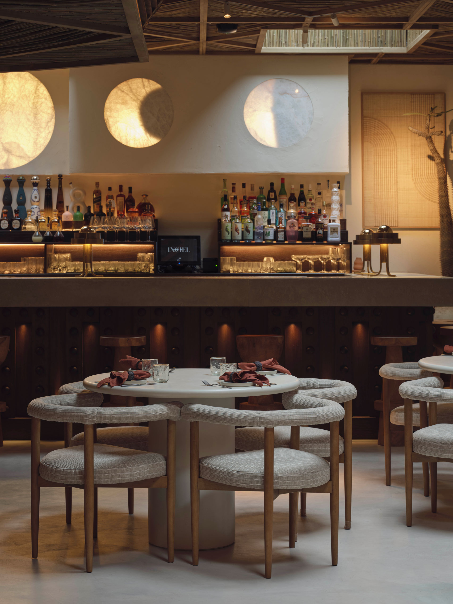 The downstairs dining room at Ixchel, Chelsea