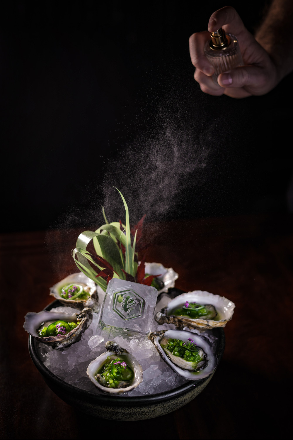 Oysters at Lucky Cat by Gordon Ramsay