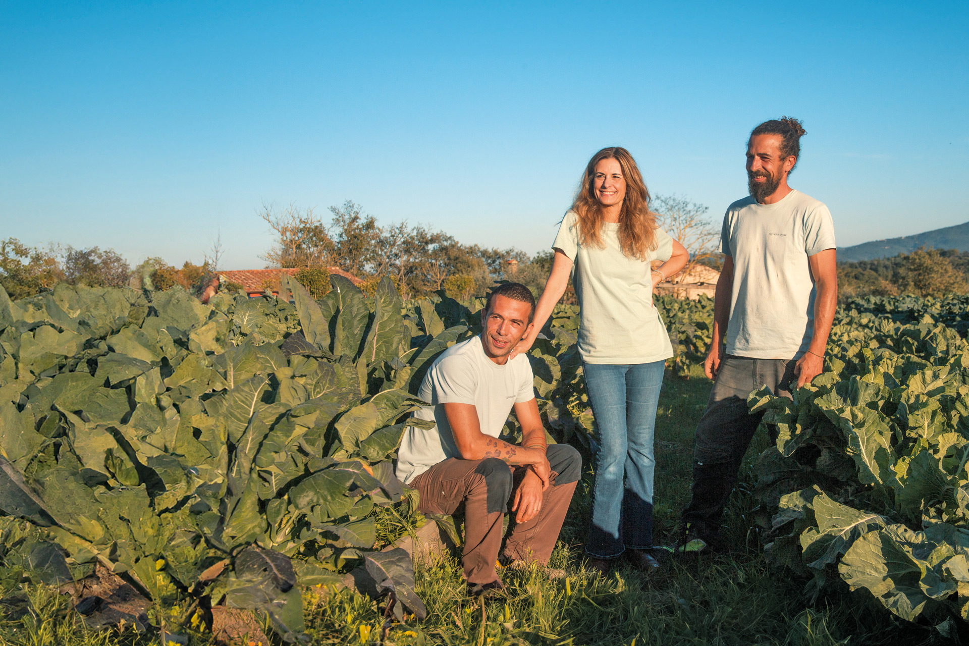 Livia Firth at Quintosapore farm