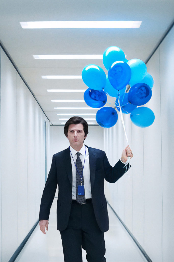 Adam Scott in "Severance," now streaming on Apple TV+.