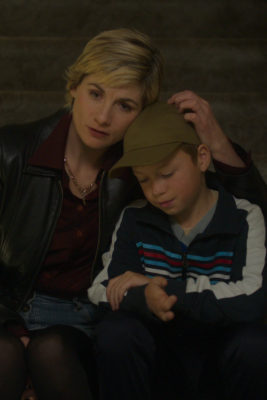 Jodie Wittaker as Susan & Toby Eden as Connor in Toxic Town