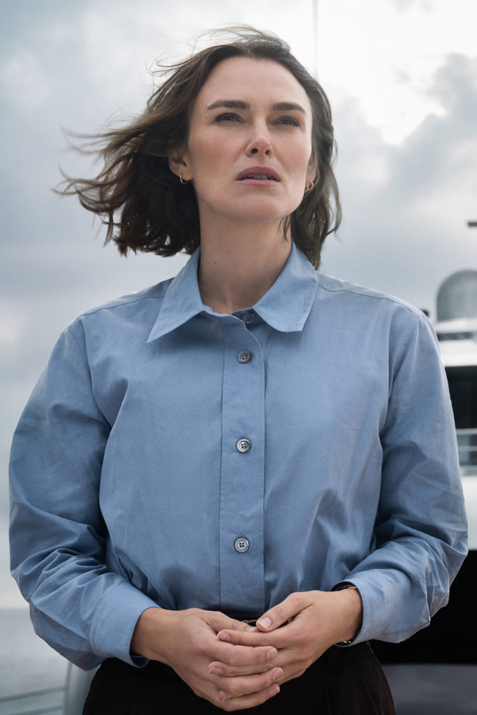 Keira Knightley as Lo in The Woman in Cabin 10