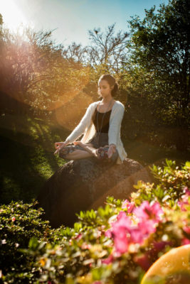 Woman doing yoga