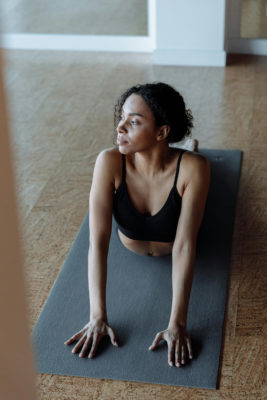 Woman doing yoga