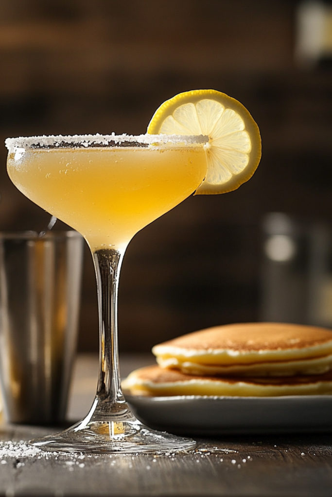 Lemon and sugar cocktail