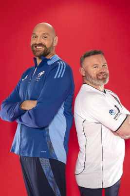 Tyson Fury & Wayne Rooney are co-managers of the England squad this year