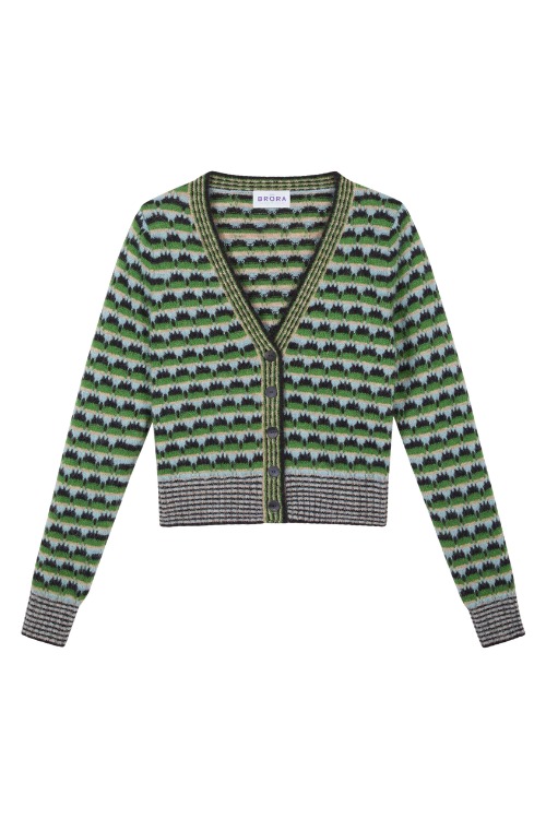 Green cardigan | spring capsule wardrobe