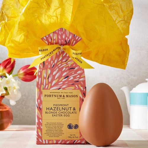 Fortnum & Mason Piedmont Hazelnut & Blonde Chocolate Easter Egg