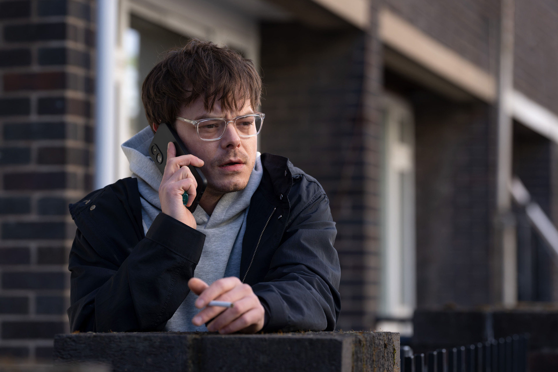 Charlie Heaton as James Dycker in Industry season 4.