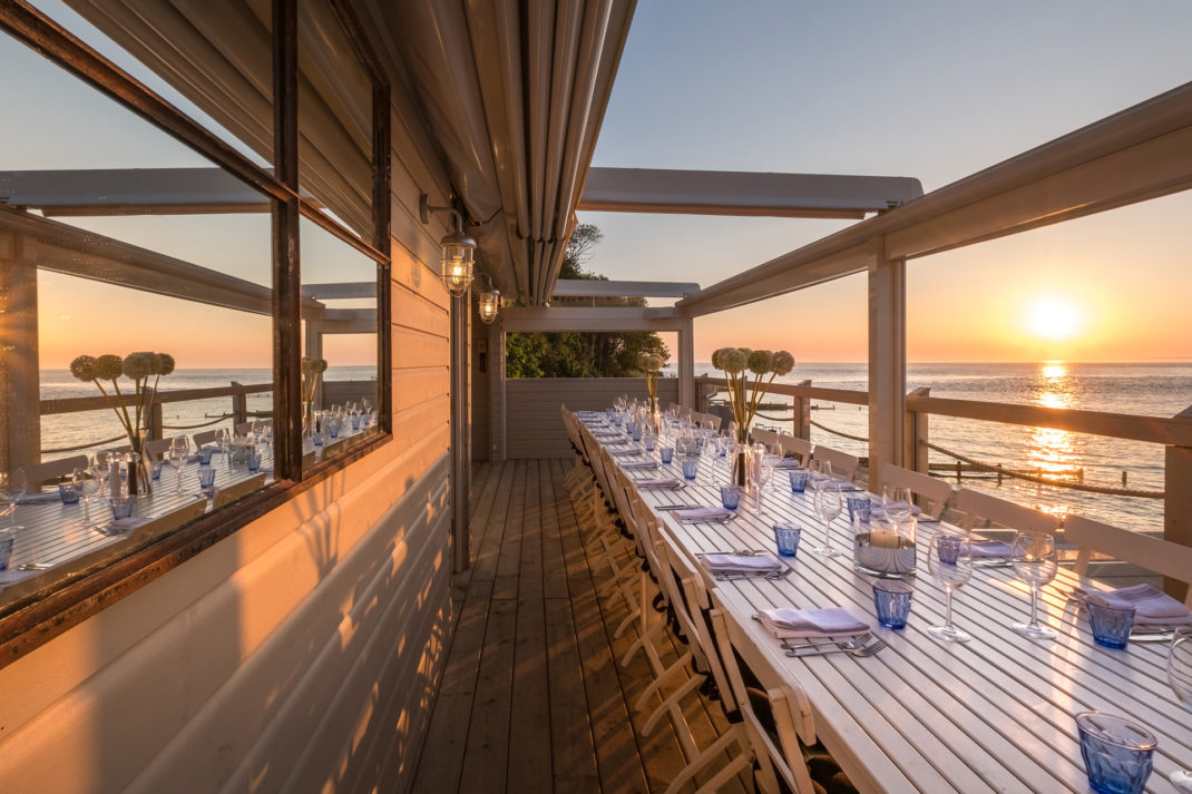 Sunset at The Hut, Colwell Bay
