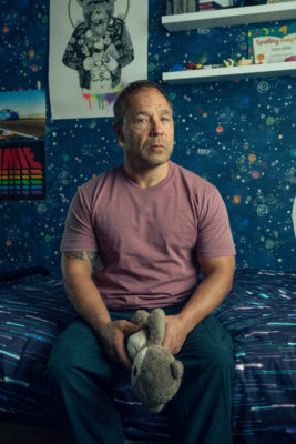 Stephen Graham as Eddie Miller in Adolescence.