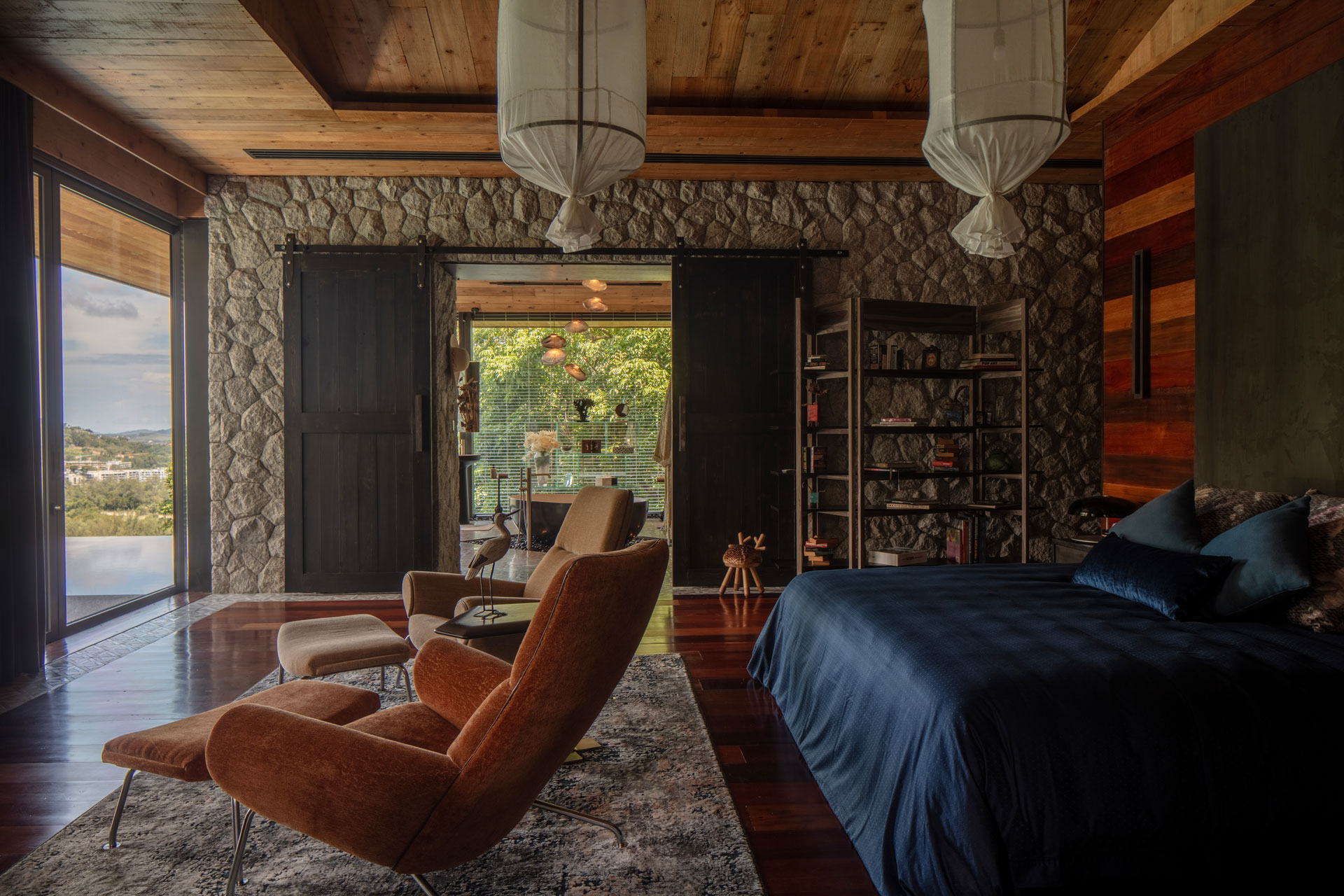 Anantara Layan Residence, the secondary bedroom - Thai villa interiors