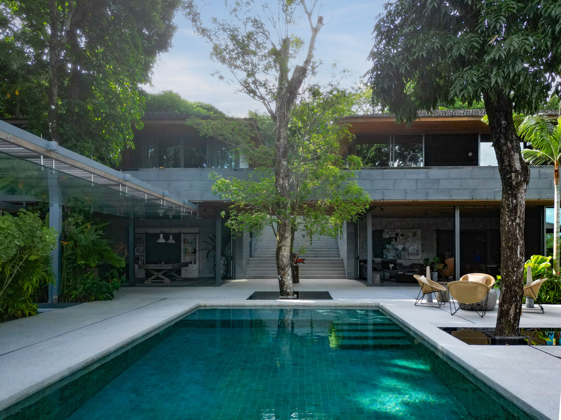 The Anantara Layan pool - thai swimming pool