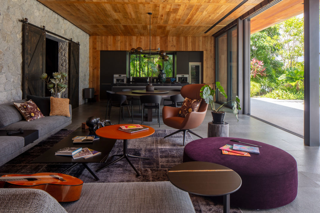 Anantara Layan Residence, the outdoor living room - Thai villa interiors