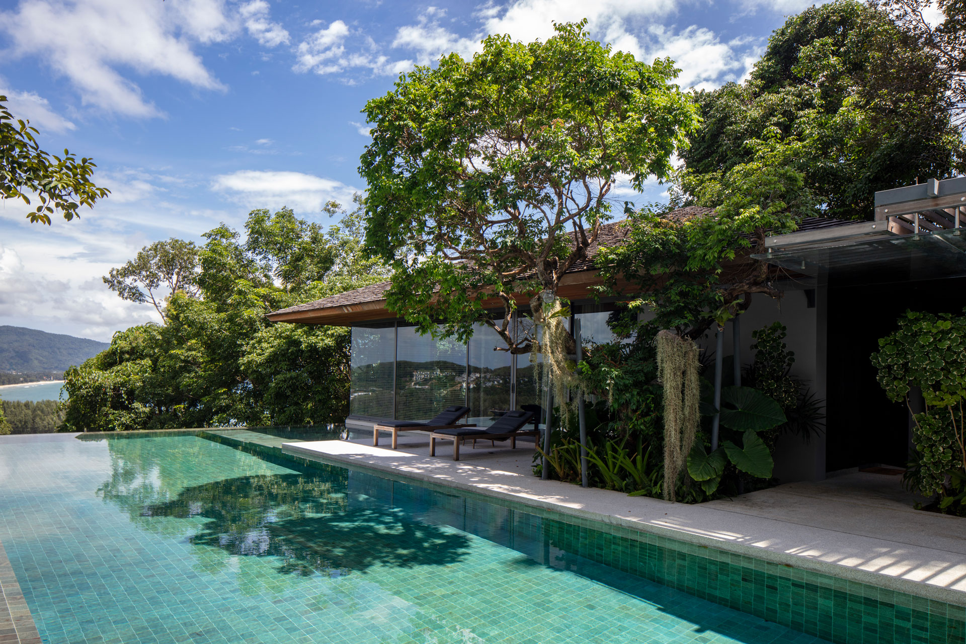 A swimming pool at the Anantaran residences
