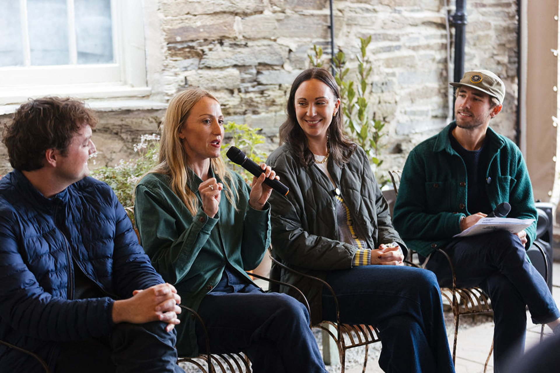 Panel talk at B Corps at the Beach