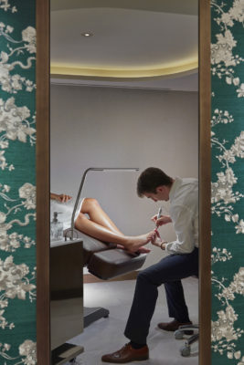 A pedicure