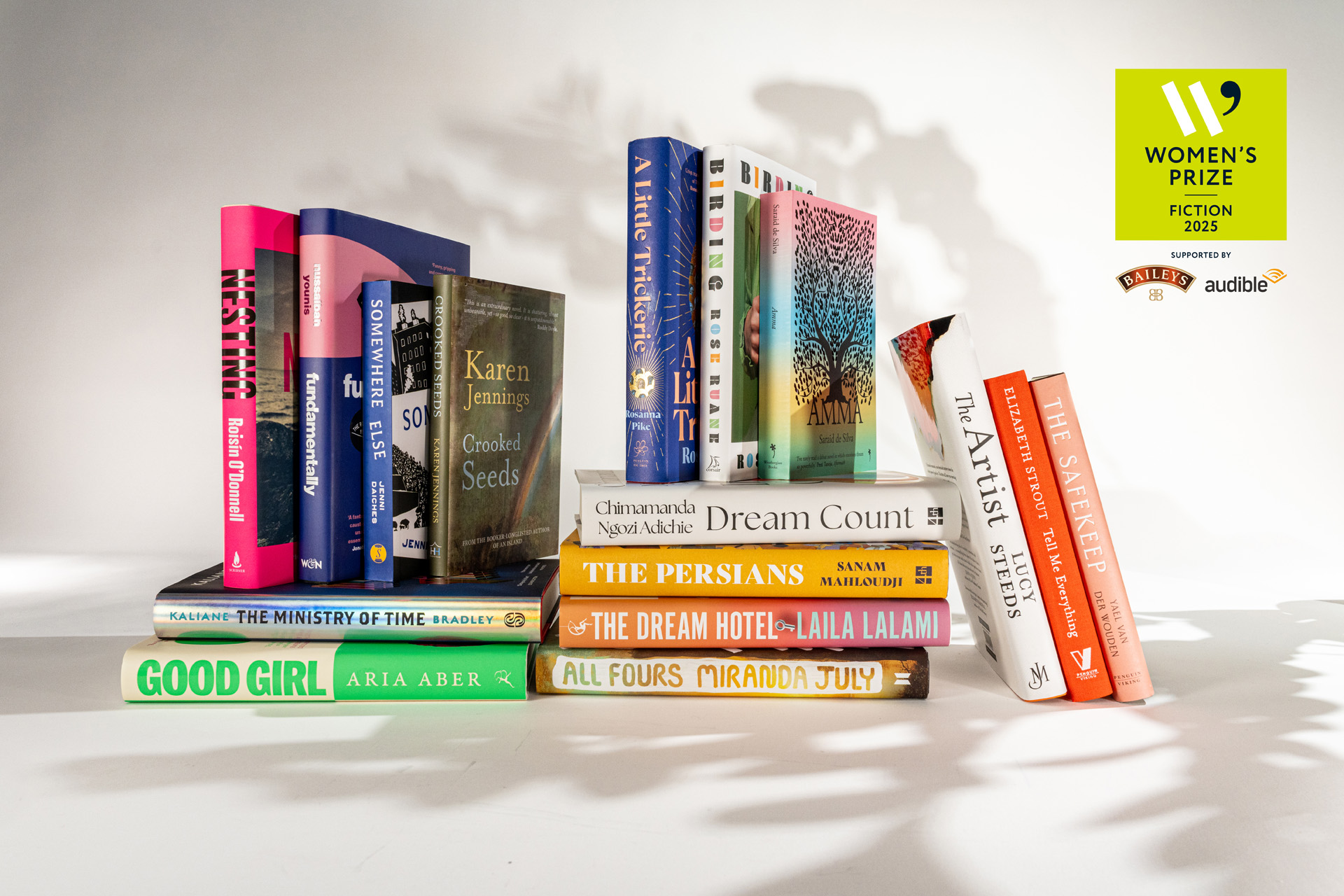Book Stack Women's Prize for Fiction 2025
