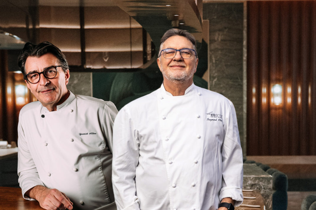 Raymond Blanc and Yannick Alleno