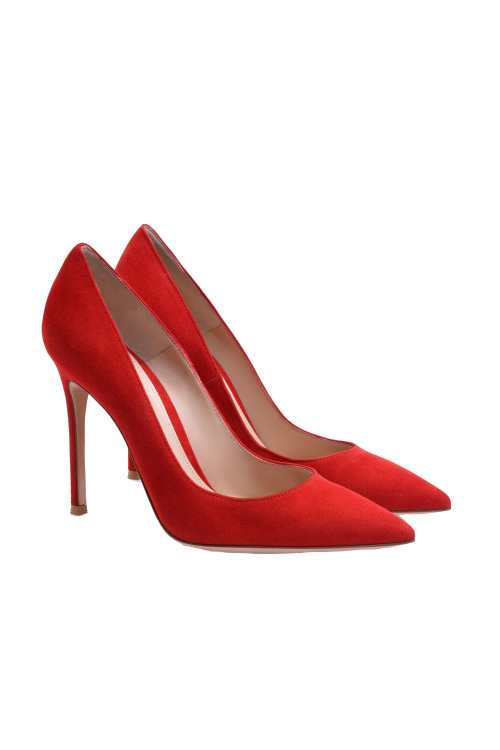 Red pumps