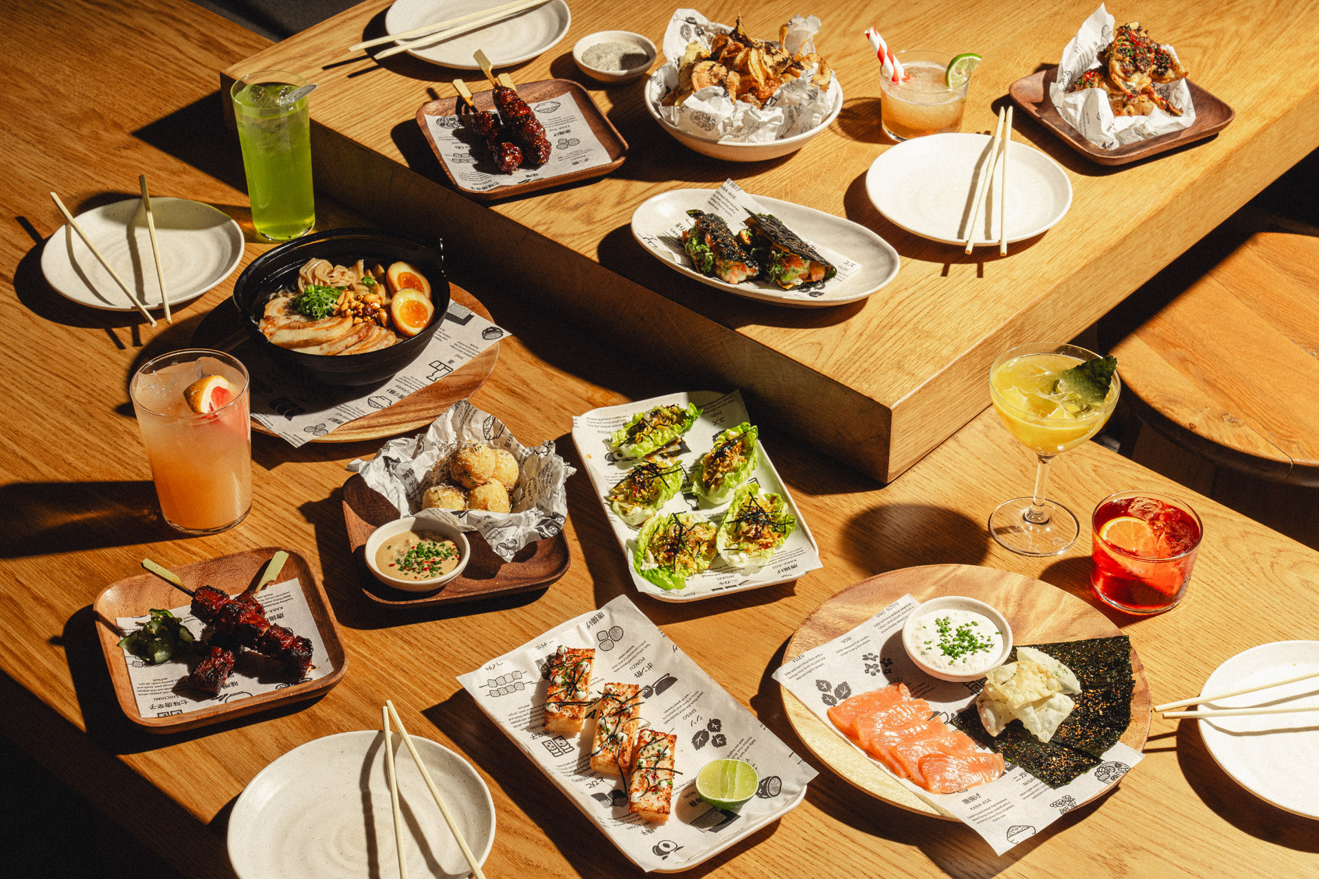 Food at INKO NITO restaurant