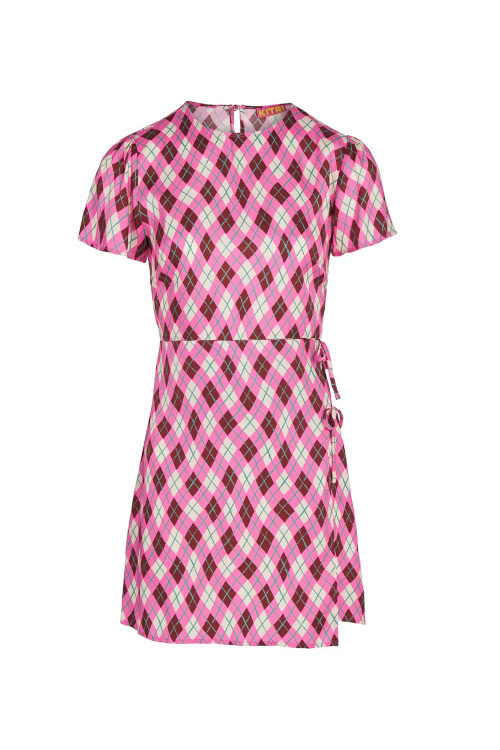 Pink mini dress