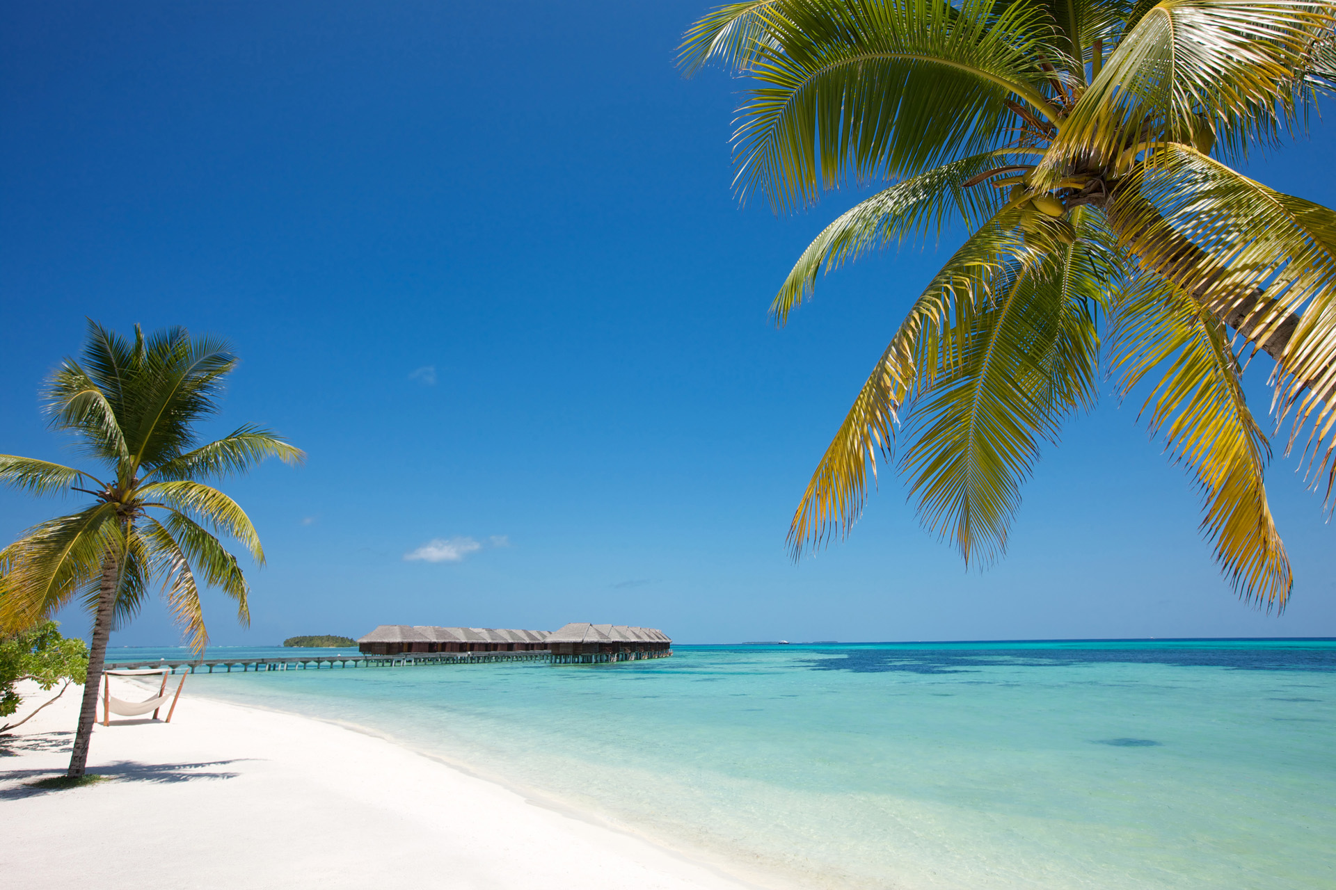A beach in the Maldives