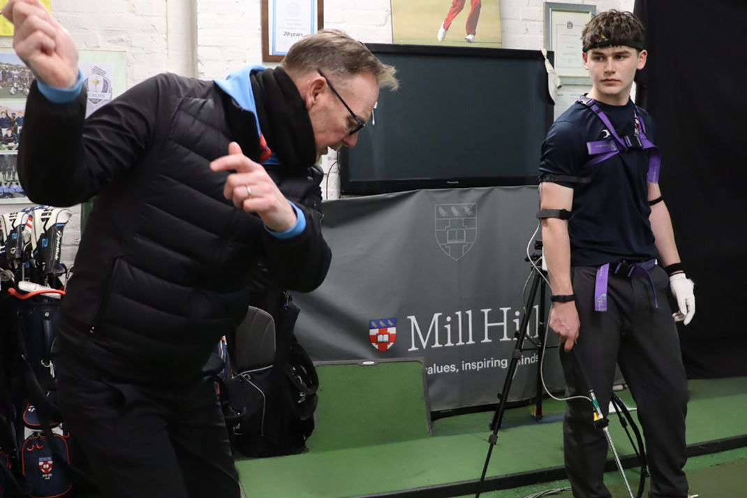 Golf Coach John Watson at Mill Hill School