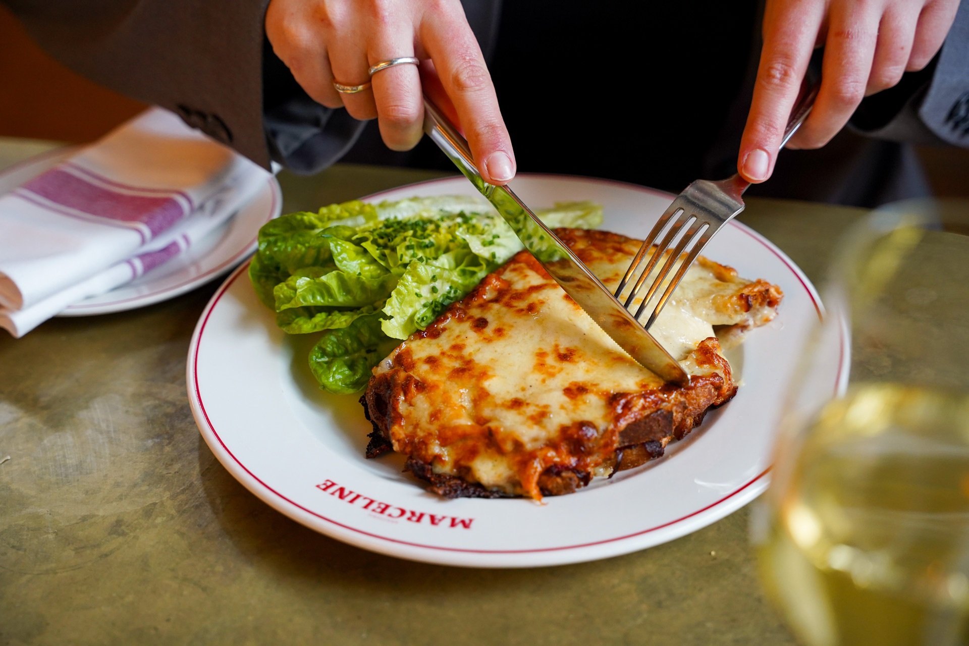 Croque monsieur at Marceline