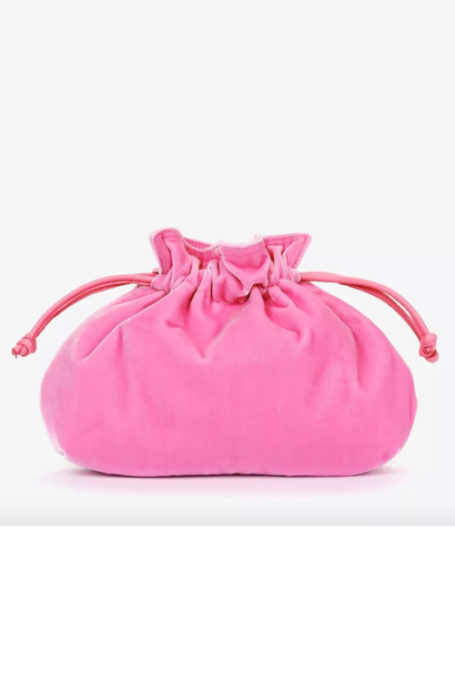 Penelope Chilvers Puffball Velvet Clutch