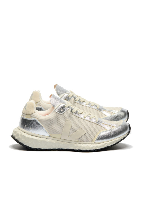 Silver sneakers