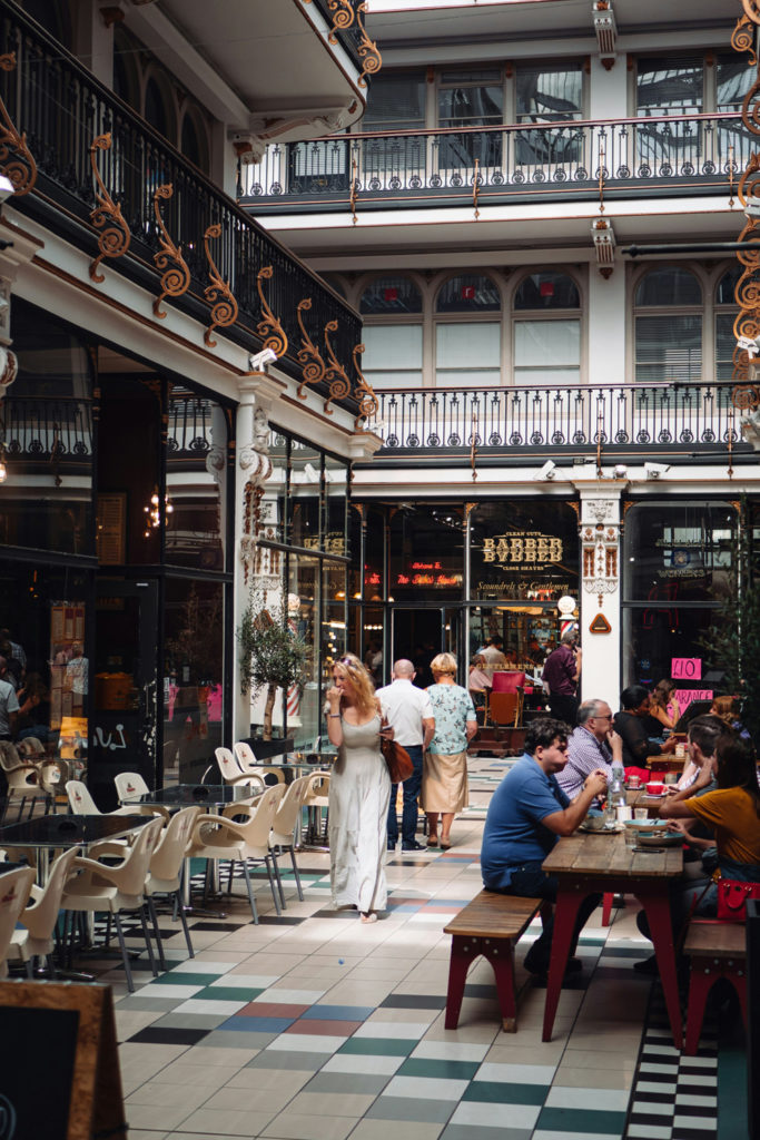 Food market in Manchester