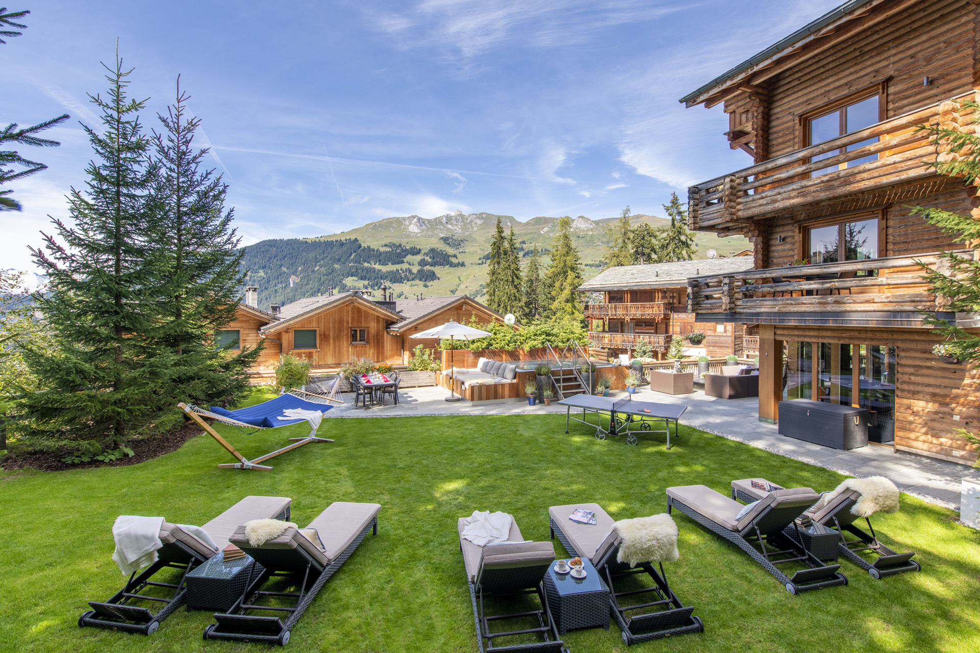 The Lodge, Verbier in summer