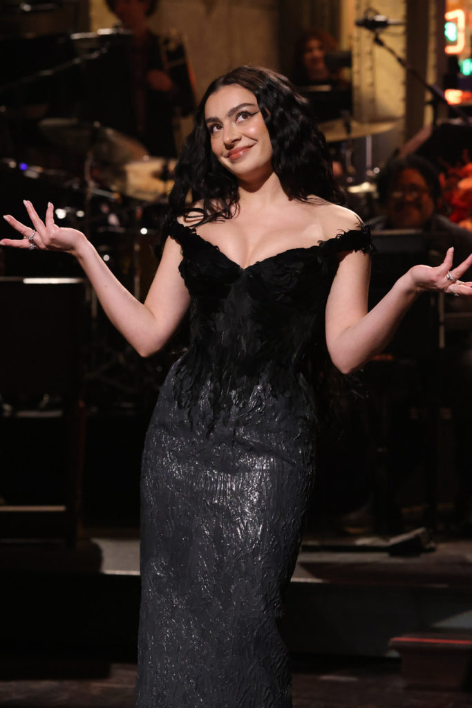 British pop star Charli XCX was both the host and musical guest on Saturday Night Live in November 2024.