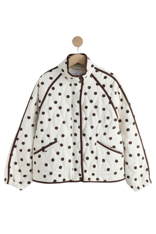 Polka dot coat