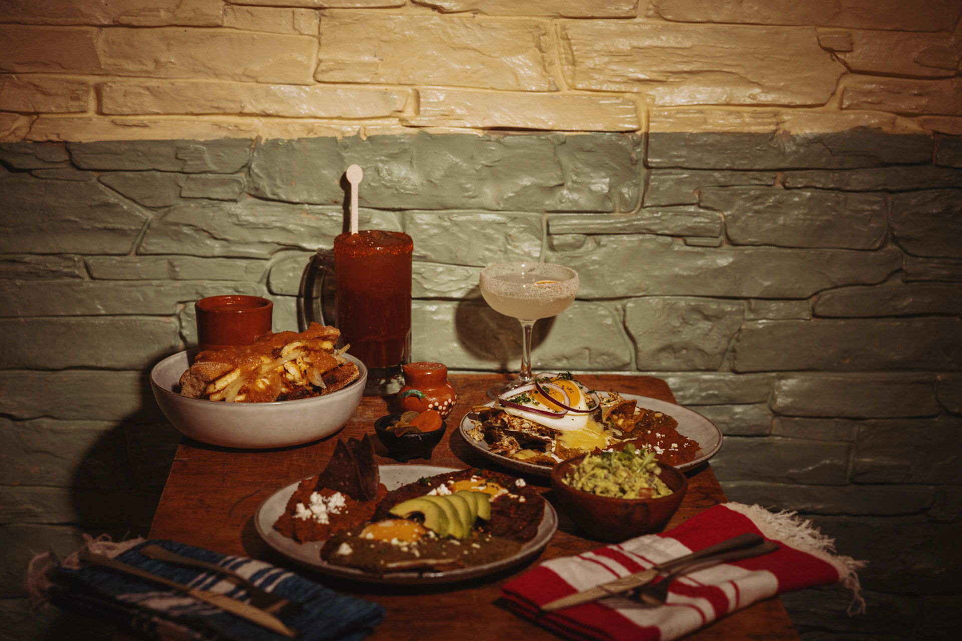 Mexican food and cocktails at Corrochio's restaurant