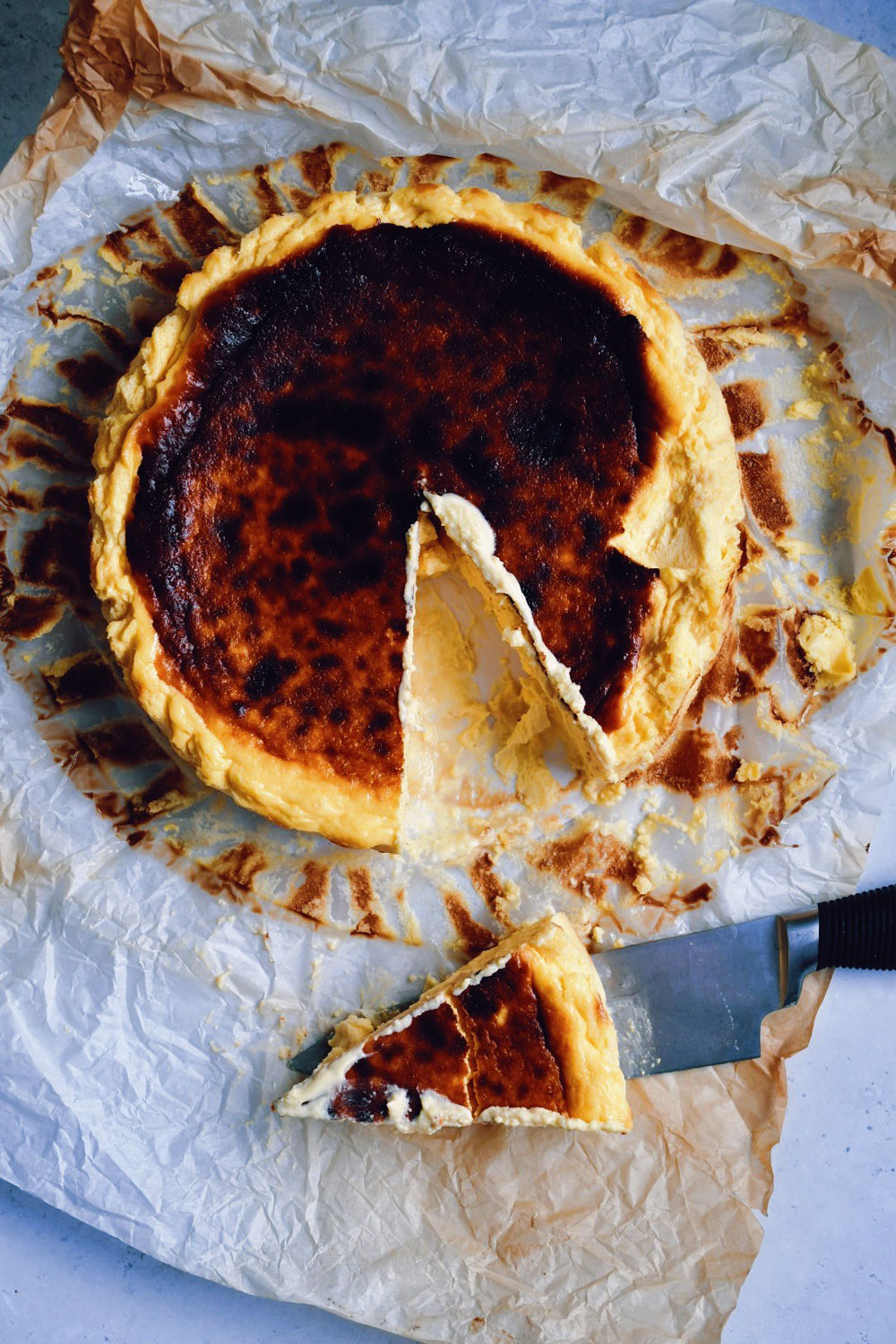 Basque cheesecake from Le MaritxuÂ