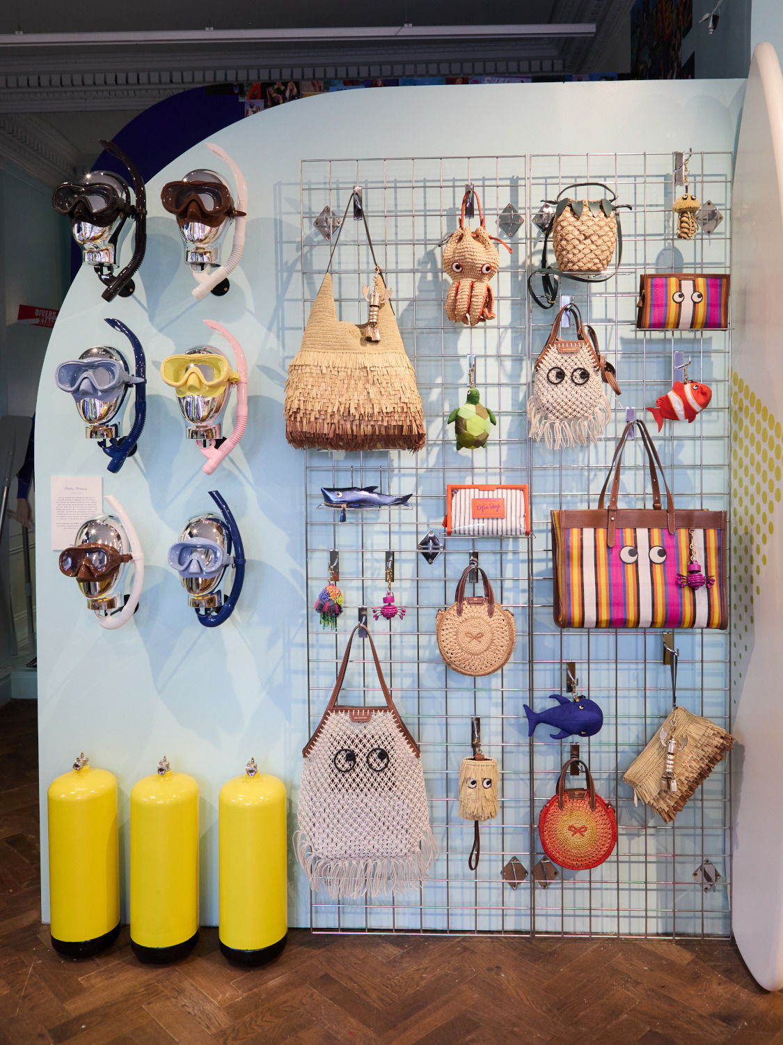 Shop wall from Anya's Dive Shop