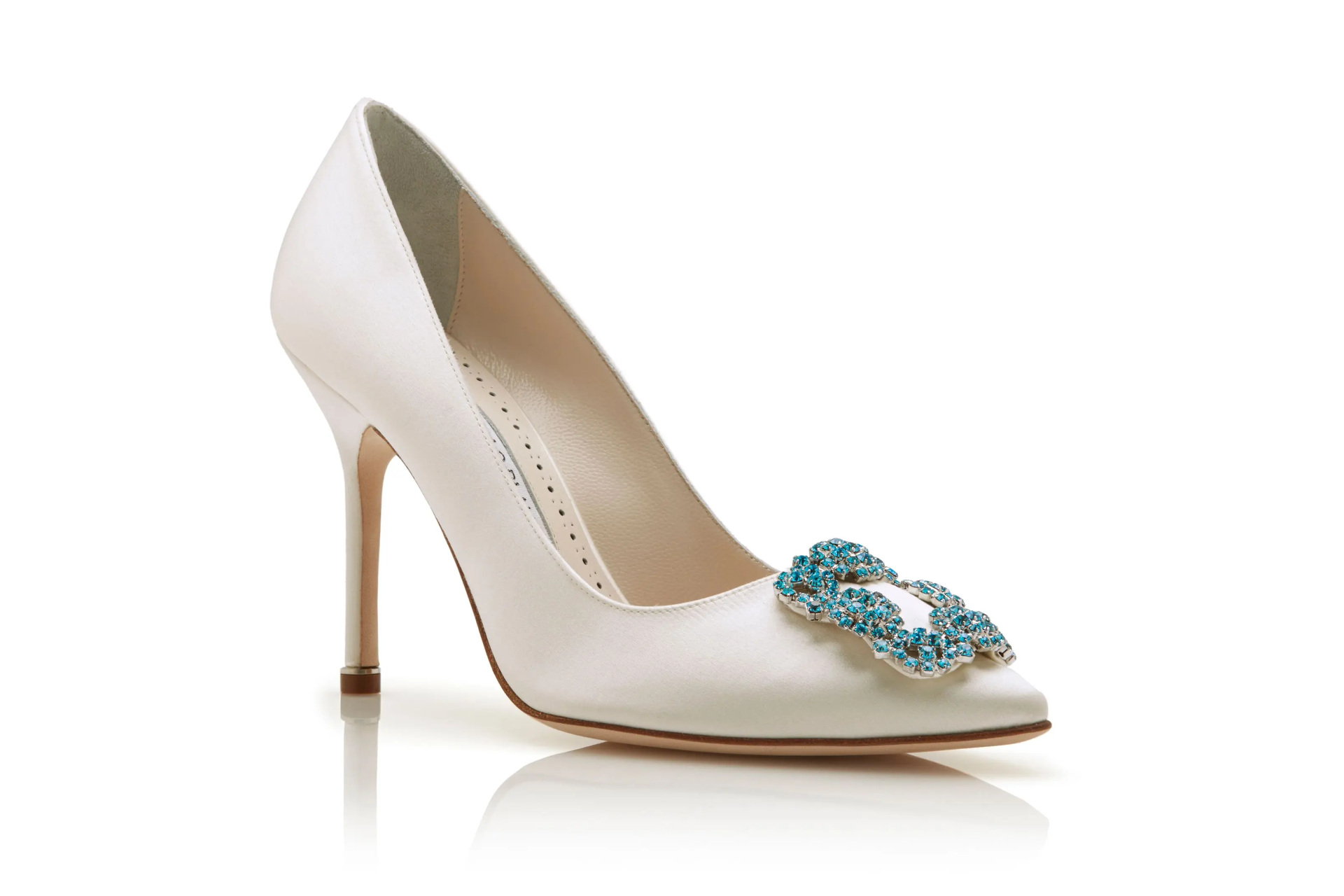 Bejewelled white shoe | Wedding Shoe Trends 2026