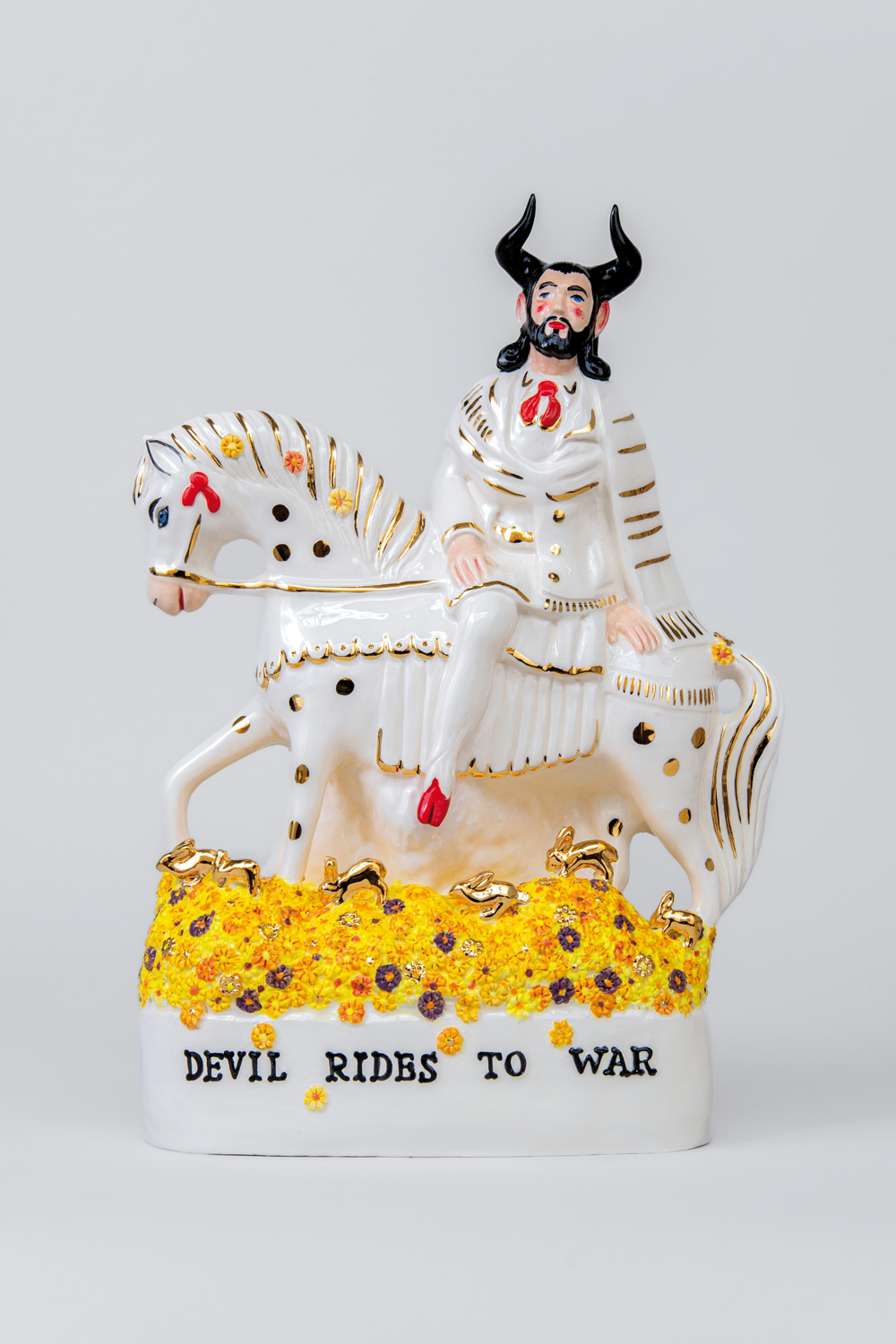 Nick Cave’s The Devil – A Life series of ceramics, inspired by Staffordshire figurines
