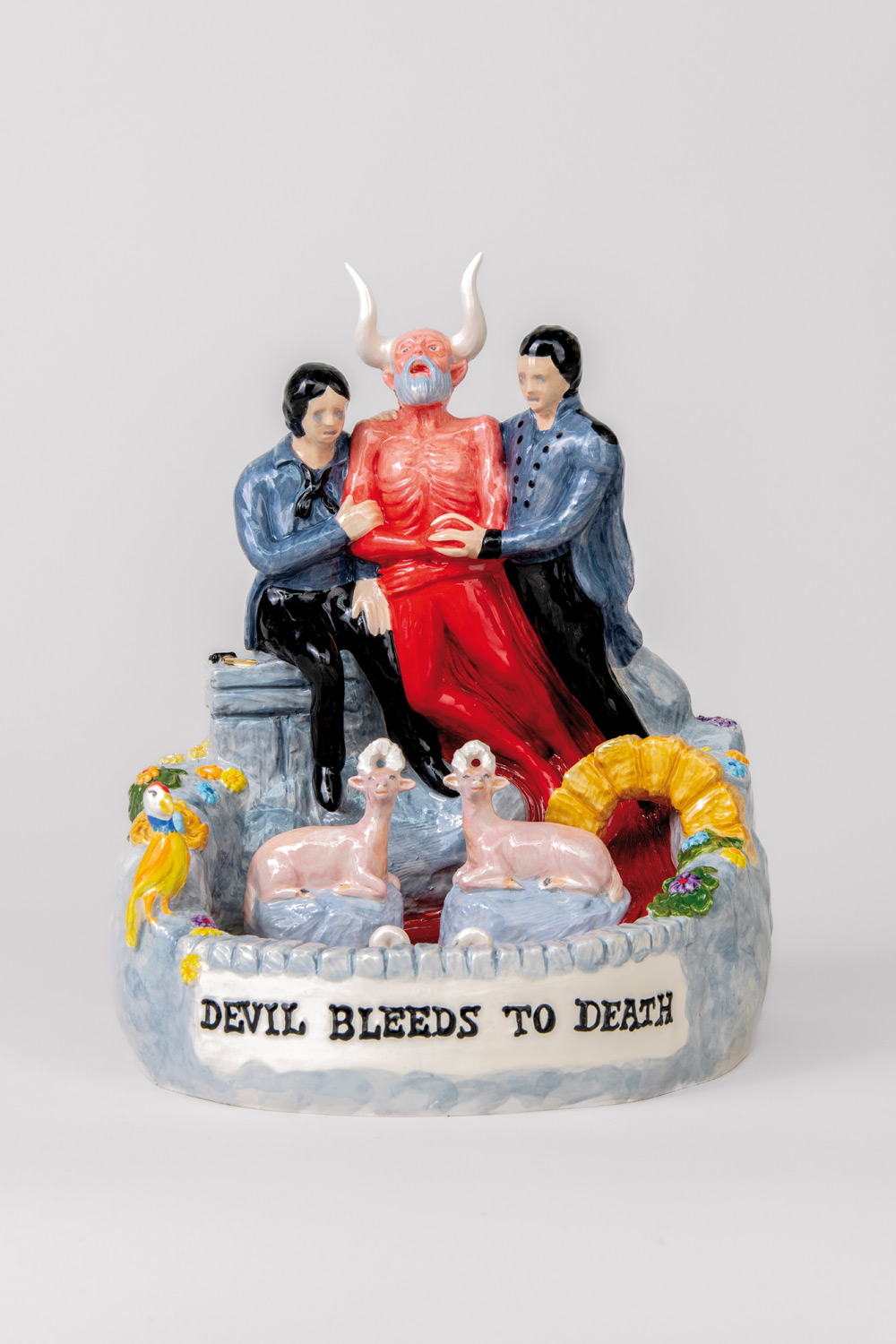 Nick Cave’s The Devil – A Life series of ceramics, inspired by Staffordshire figurines